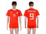 Wales #9 Robson Kanu Red Home Soccer Club Jersey