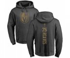 Vegas Golden Knights #75 Ryan Reaves Charcoal One Color Backer Pullover Hoodie