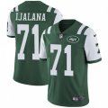 New York Jets #71 Ben Ijalana Green Team Color Vapor Untouchable Limited Player NFL Jersey