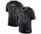 Oakland Raiders #75 Howie Long Lights Out Black Limited Football Jersey