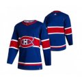 Montreal Canadiens Blank Blue 2020-21 Reverse Retro Alternate Hockey Jersey