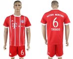 2017-18 Bayern Munich 6 THIAGO Home Soccer Jersey