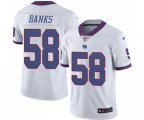 New York Giants #58 Carl Banks Elite White Rush Vapor Untouchable Football Jersey