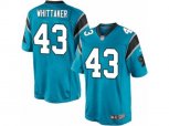 Carolina Panthers #43 Fozzy Whittaker Game Blue Alternate NFL Jersey