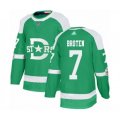 Dallas Stars #7 Neal Broten Authentic Green 2020 Winter Classic Hockey Jersey
