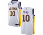 Los Angeles Lakers #10 Tyler Ennis Swingman White NBA Jersey - Association Edition
