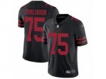 San Francisco 49ers #75 Laken Tomlinson Black Vapor Untouchable Limited Player NFL Jersey
