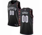 Brooklyn Nets #00 Rodions Kurucs Swingman Black Basketball Jersey - 2018-19 City Edition