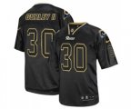 Los Angeles Rams #30 Todd Gurley Elite Lights Out Black Football Jersey