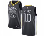 Golden State Warriors #10 Jacob Evans Authentic Black Basketball Jersey - Statement Edition