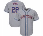 New York Mets J.D. Davis Replica Grey Road Cool Base Baseball Player Jersey