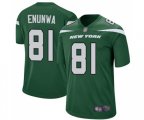 New York Jets #81 Quincy Enunwa Game Green Team Color Football Jersey