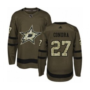 Dallas Stars #27 Erik Condra Authentic Green Salute to Service NHL Jersey