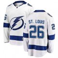 Tampa Bay Lightning #26 Martin St. Louis Fanatics Branded White Away Breakaway NHL Jersey