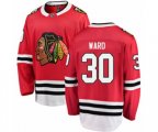 Chicago Blackhawks #30 Cam Ward Authentic Red Home Fanatics Branded Breakaway NHL Jersey