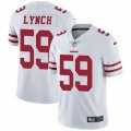 San Francisco 49ers #59 Aaron Lynch White Vapor Untouchable Limited Player NFL Jersey