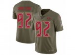 Tampa Bay Buccaneers #92 William Gholston Limited Olive 2017 Salute to Service NFL Jersey