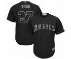 Los Angeles Angels of Anaheim #27 Mike Trout Kiiiiid Authentic Black 2019 Players Weekend Baseball Jersey