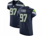 Seattle Seahawks #97 Poona Ford Navy Blue Team Color Vapor Untouchable Elite Player Football Jersey