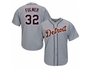 Detroit Tigers #32 Michael Fulmer Replica Grey Road Cool Base MLB Jersey