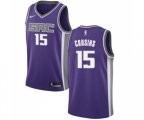 Sacramento Kings #15 DeMarcus Cousins Swingman Purple Road NBA Jersey - Icon Edition