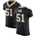 New Orleans Saints #51 Cesar Ruiz Black Team Color Stitched NFL Vapor Untouchable Elite Jersey