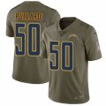 Los Angeles Chargers #50 Hayes Pullard Limited Olive 2017 Salute to Service NFL Jersey