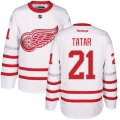 Detroit Red Wings #21 Tomas Tatar Premier White 2017 Centennial Classic NHL Jersey