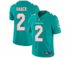 Miami Dolphins #2 Matt Haack Aqua Green Team Color Vapor Untouchable Limited Player Football Jersey