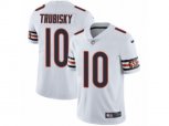 Chicago Bears #10 Mitchell Trubisky Vapor Untouchable Limited White NFL Jersey