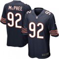 Chicago Bears #92 Pernell McPhee Game Navy Blue Team Color NFL Jersey