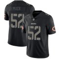 Chicago Bears #52 Khalil Mack Black Impact Fashion jersey