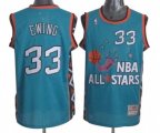 New York Knicks #33 Patrick Ewing Swingman Light Blue 1996 All Star Throwback Basketball Jersey