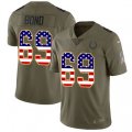 Indianapolis Colts #69 Deyshawn Bond Limited Olive USA Flag 2017 Salute to Service NFL Jersey