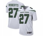 New York Jets #27 Darryl Roberts Game White Football Jersey