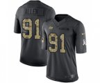 Tampa Bay Buccaneers #91 Beau Allen Limited Black 2016 Salute to Service Football Jersey