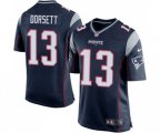 New England Patriots #13 Phillip Dorsett Game Navy Blue Team Color Football Jersey