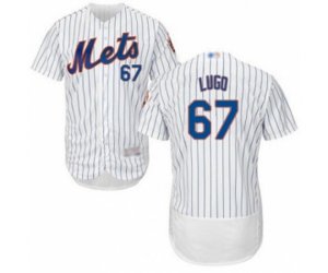 New York Mets Seth Lugo White Home Flex Base Authentic Collection Baseball Player Jersey