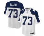 Dallas Cowboys #73 Larry Allen Game White Throwback Alternate Football Jersey