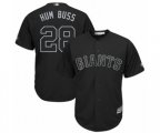 San Francisco Giants #28 Buster Posey Hum Buss Authentic Black 2019 Players Weekend Baseball Jersey