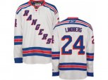 New York Rangers #24 Oscar Lindberg white Stitched NHL Jersey