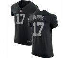 Oakland Raiders #17 Dwayne Harris Black Team Color Vapor Untouchable Elite Player Football Jersey