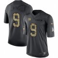 New York Giants #9 Brad Wing Limited Black 2016 Salute to Service NFL Jersey