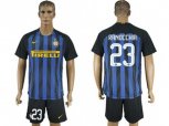 Inter Milan #23 Ranocchia Home Soccer Club Jersey