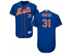 New York Mets #31 Mike Piazza Royal Blue Flexbase Authentic Collection MLB Jersey