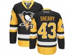 Pittsburgh Penguins #43 Conor Sheary Premier Black Gold Third NHL Jersey