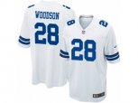 Dallas Cowboys #28 Darren Woodson Game White NFL Jersey