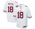 San Francisco 49ers #18 Dante Pettis Game White Football Jersey
