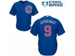 Chicago Cubs #9 Javier Baez Replica Royal Blue Alternate Cool Base MLB Jersey