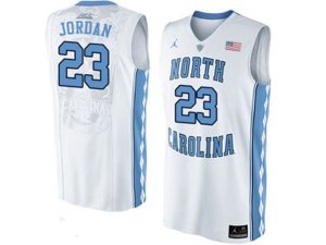 2016 Men\'s North Carolina Tar Heels Michael Jordan #23 College Basketball Jersey - White